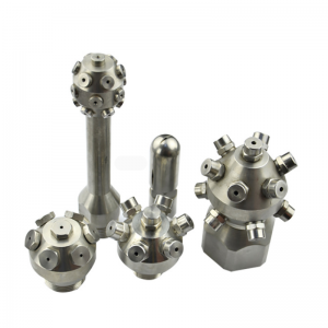 Korkeapainepuhdistus Koko kartion ruiskutussäiliön suuttimen suutin säiliö rumpuputki Puhdistaminen pyörivä suihkutehtävä