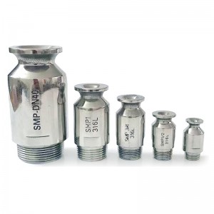 Teollisuus Ruostumattomasta teräksestä valmistettu laajakulma smp sarjan täyden kartion ruiskusuutin, smp suutin